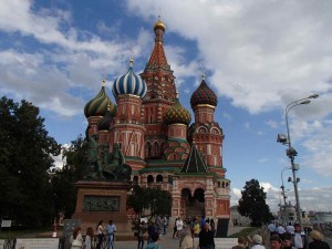 The iconic St. Basil’s Cathedral in Red Square.