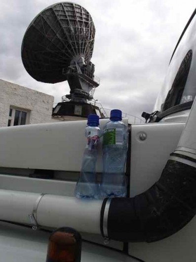 A comparison of the air from Colorado water bottles in front of Orbita