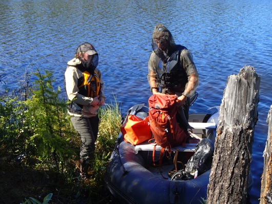 Sam and Dr. Karen Frey on Lake