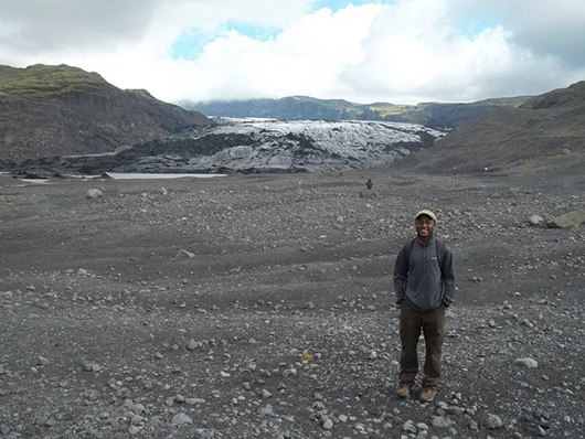 Solheimajokull glacier, Iceland.