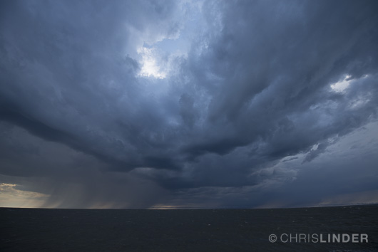 Storm over the Kolyma River.