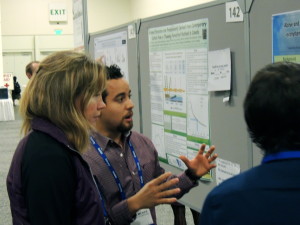 Luis Weber (2014) enthusiastically explains his research about carbon allocation in arctic shrubs.