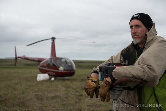Max and the Polaris faculty worked in the Yukon-Kuskokwim Delta in June 2016.