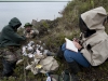 Valentin Spektor and the permafrost team take samples of ancient ice-filled soil.