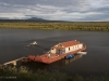 Zimov's barge at Cherskiy sleeps 20 people, and is the home of the Polaris Project students and faculty during the summer.