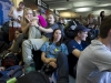 The 2010 team waits for the flight to Cherskiy in the Yakutsk airport.